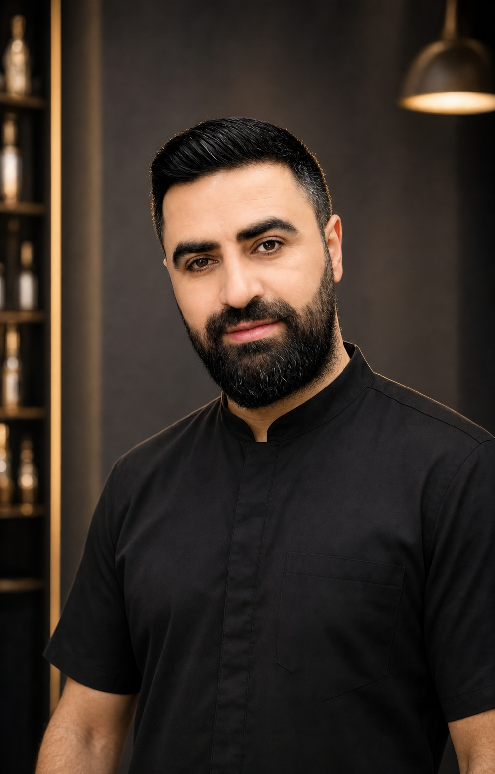 Peyman, Barbier professionnel